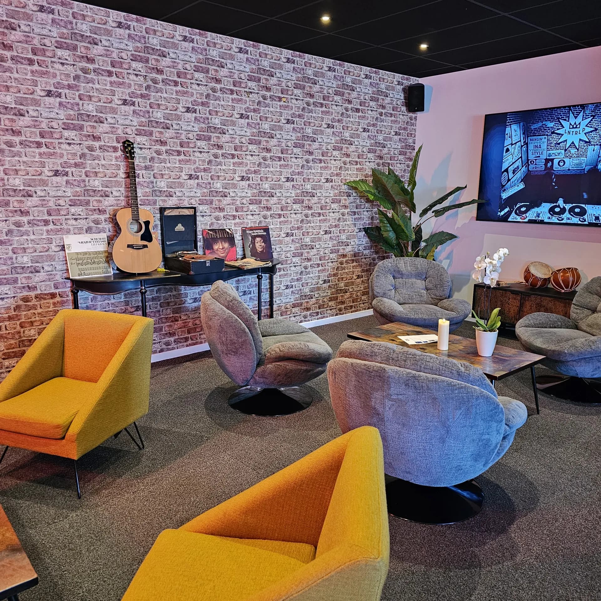 Salon lounge vue d'ensemble